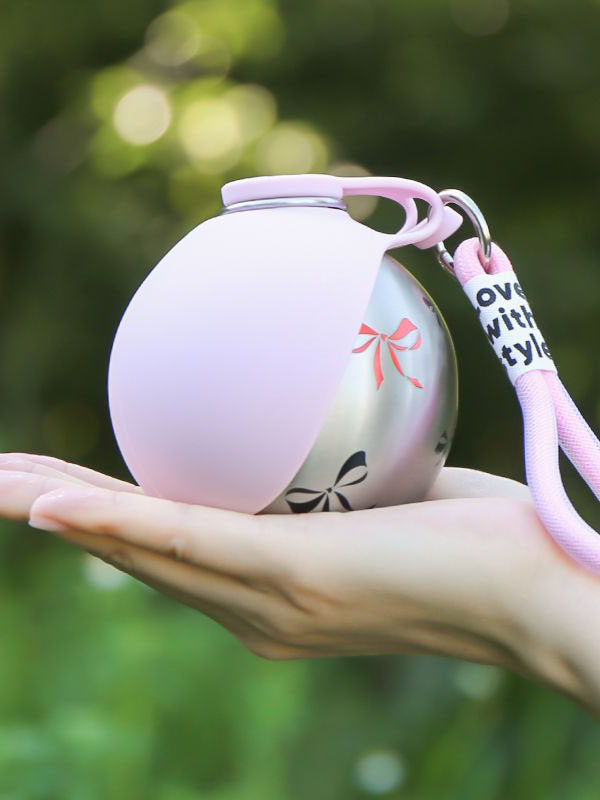 Portable Pet Water Bottle with Foldable Bowl