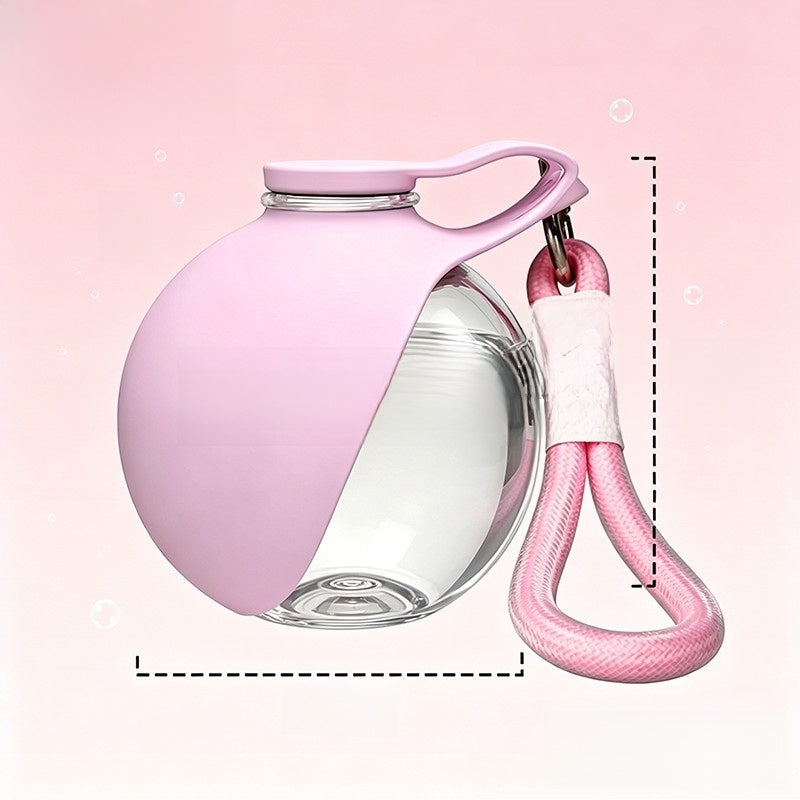 Portable Pet Water Bottle with Foldable Bowl